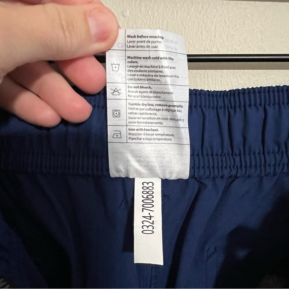 Carhartt Force Essentials Straight Leg Scrub Pants Blue size Medium Short - Picture 7 of 10